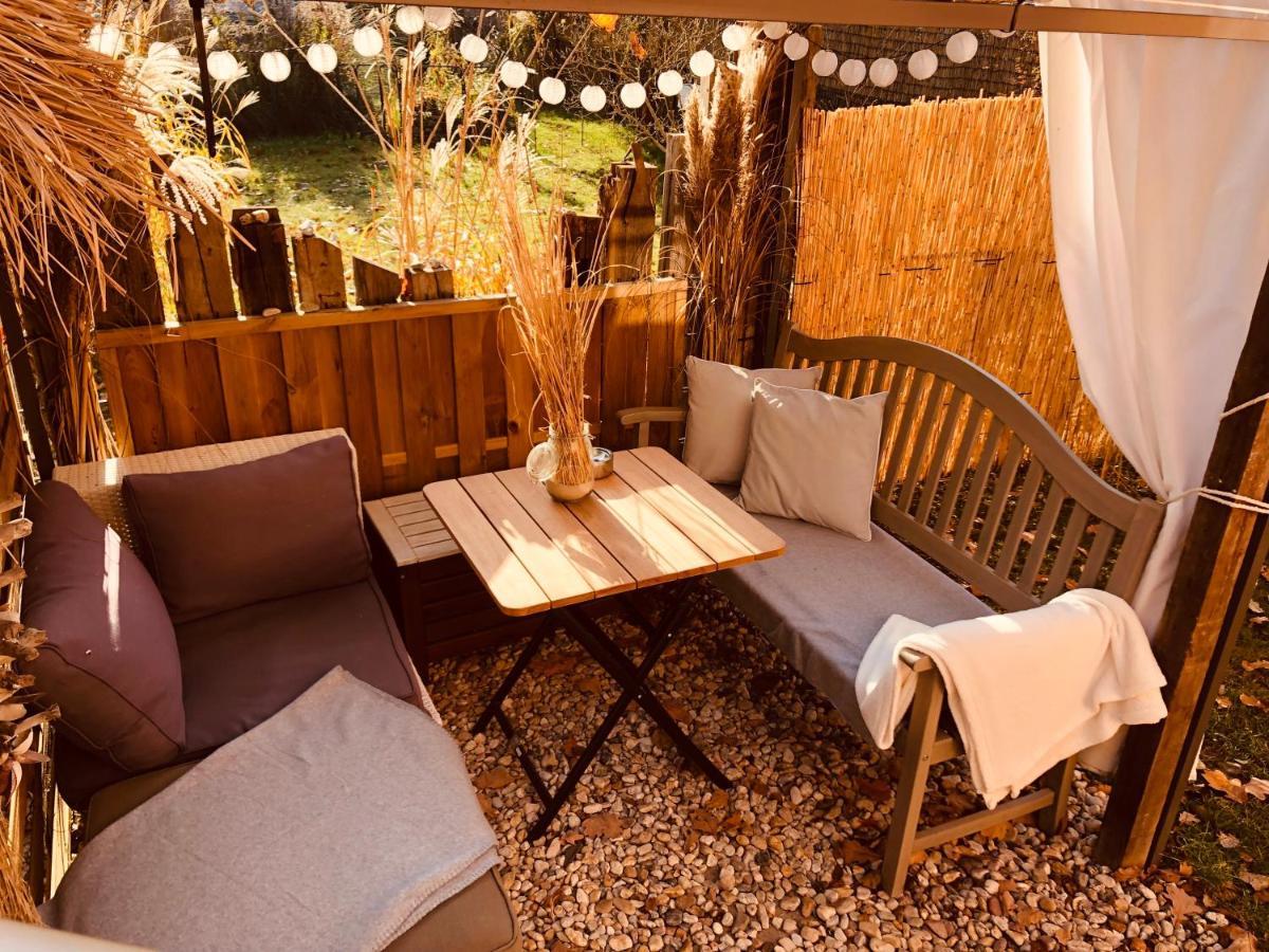 Zirkuswagen Mit Outdoor Whirlpool Und Garten Petershagen-Eggersdorf Luaran gambar