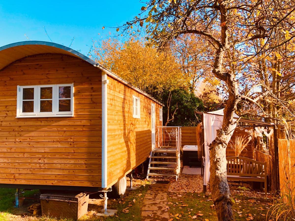 Zirkuswagen Mit Outdoor Whirlpool Und Garten Petershagen-Eggersdorf Luaran gambar
