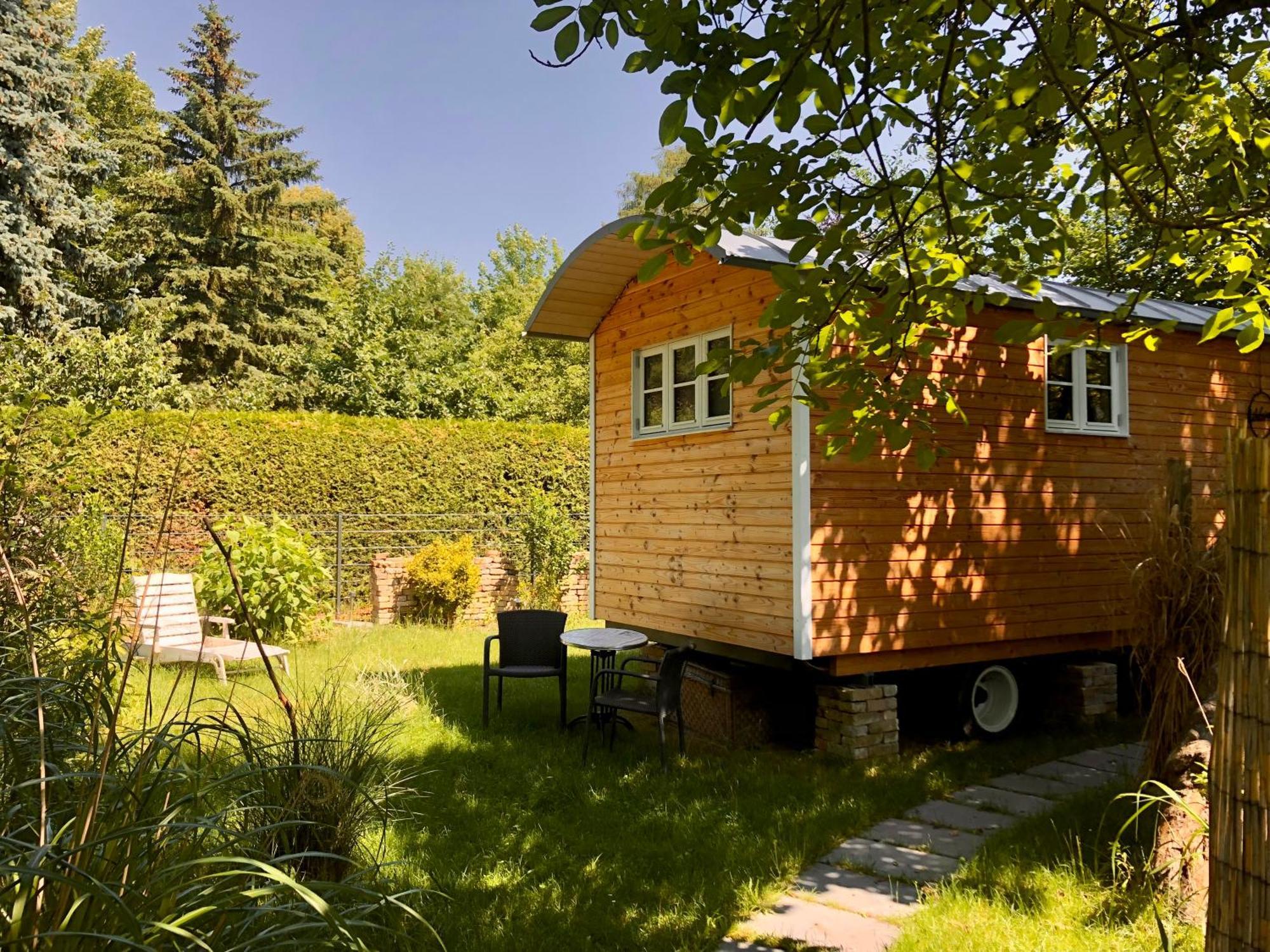 Zirkuswagen Mit Outdoor Whirlpool Und Garten Petershagen-Eggersdorf Luaran gambar